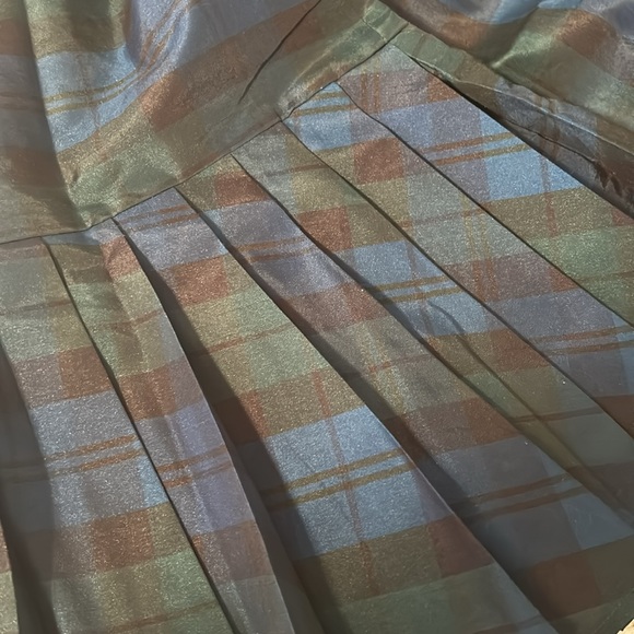 Tuckernuck blackwatch plaid pleated dropwaste dress NEW - Picture 10 of 12